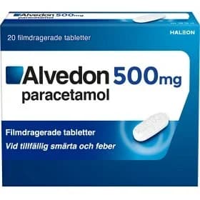 Alvedon, filmdragerad tablett 500 mg, 20 st