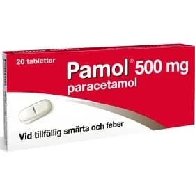 Pamol, filmdragerad tablett 500 mg 20 st